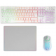 MARS GAMING - Pack Gaming Mars Gaming MCPWX/ Teclado Inalámbrico + Ratón Inalámbrico + Alfombrilla - MCPWXWES